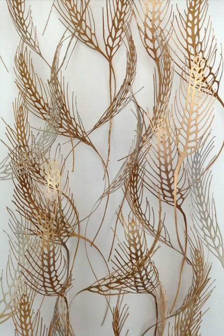 23 December: Marian Smit, "Corn", paper, 150 x 65 x 30 cm