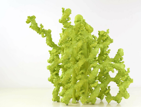 Neven Bilić, Sculpture with garnishing, Self-portrait without beard, 2012, photo by R. Matić