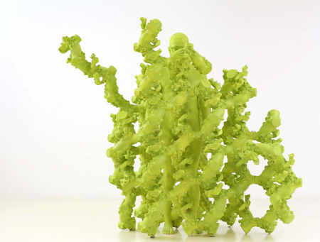 Neven Bilić, Sculpture with garnishing, Self-portrait without beard, 2012, photo by R. Matić